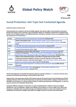 Cover Social Protection: Hot Topic but Contested Agenda