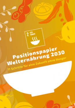 Cover Positionspapier Welternährung 2020