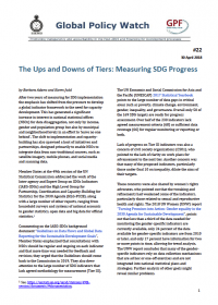 Cover The Ups and Downs of Tiers: Measuring SDG Progress EN
