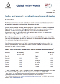 Cover Snakes and ladders in sustainable development indexing EN