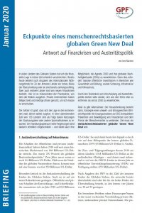 Eckpunkte eines menschenrechtsbasierten globalen Green New Deal